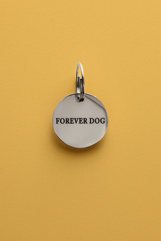 FOREVER DOG stainless steel collar memento