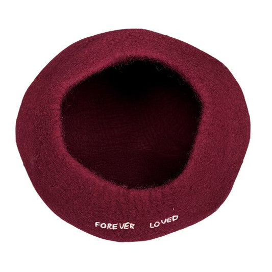 Boiled Wool Cat Cave/Hidey Hut