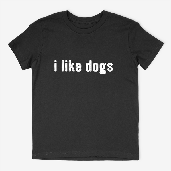 I Like Dogs (Kids- Horizontal Text)