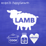 Cooked Lamb For Growth Dogs (PP28)