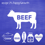 Cooked Beef for Growth Dogs (PP29)