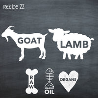 PP22 Low Fat Raw Goat & Lamb for Adult Dogs